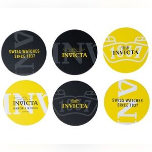 Invicta Drink Double Sided Cardboard Logo Coaster Set 6pc (IG0321)